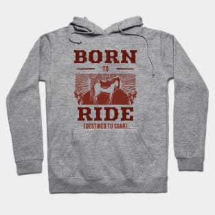 Born To Ride Destined To Soar Horse Riding Hoodie